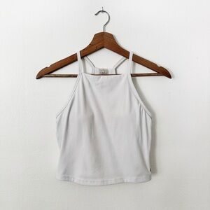 White Calia workout tank small